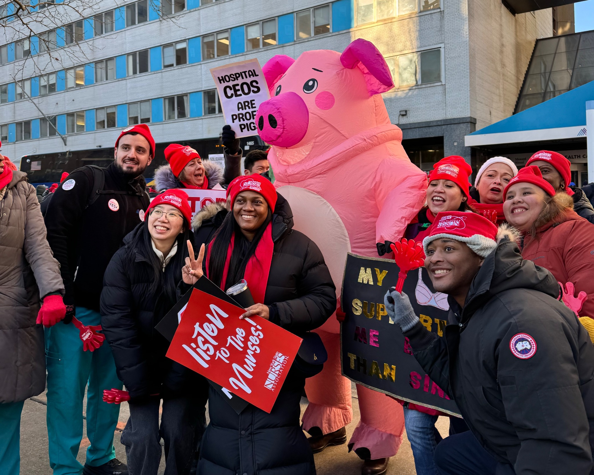 NYC Hospitals Force Nearly 15,000 NYSNA-Represented Nurses At Mount Sinai Hospital, Mount Sinai Morningside & West, Montefiore And NewYork-Presbyterian ‘Out On The Largest Nurse Strike In New York City History’  