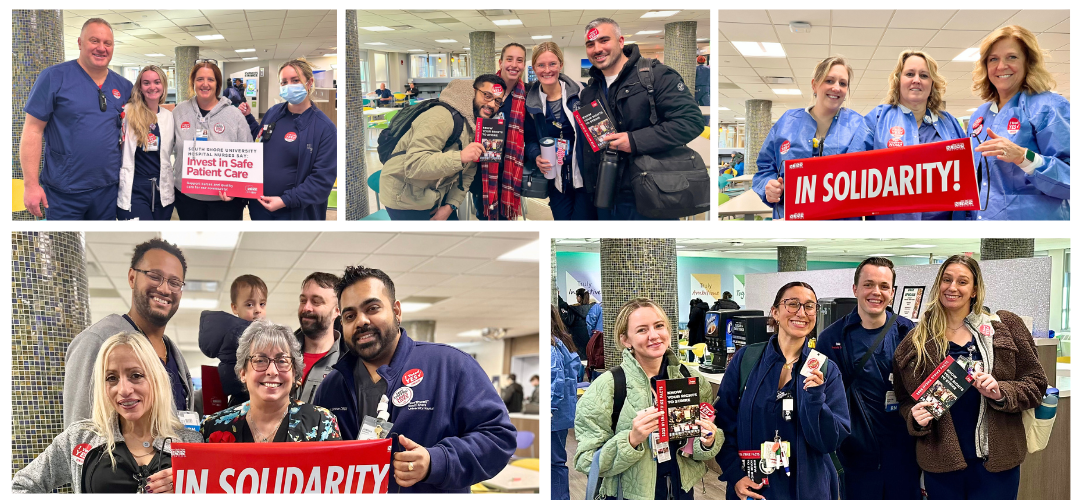 Results Awaited On South Shore University Hospital/Northwell Strike Vote, More Than 900 NYSNA-Represented Nurses Have Been Fighting For A Fair Contract, Improved Wages, Safe Staffing & A Voice In Patient Care Since November