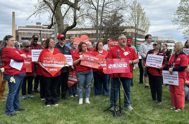 NYSNA-Represented North Country Health Care Workers Employed at UVM-Champlain Valley Physicians Hospital In Plattsburgh ‘Speak Out for Safe Staffing & A Fair Contract’