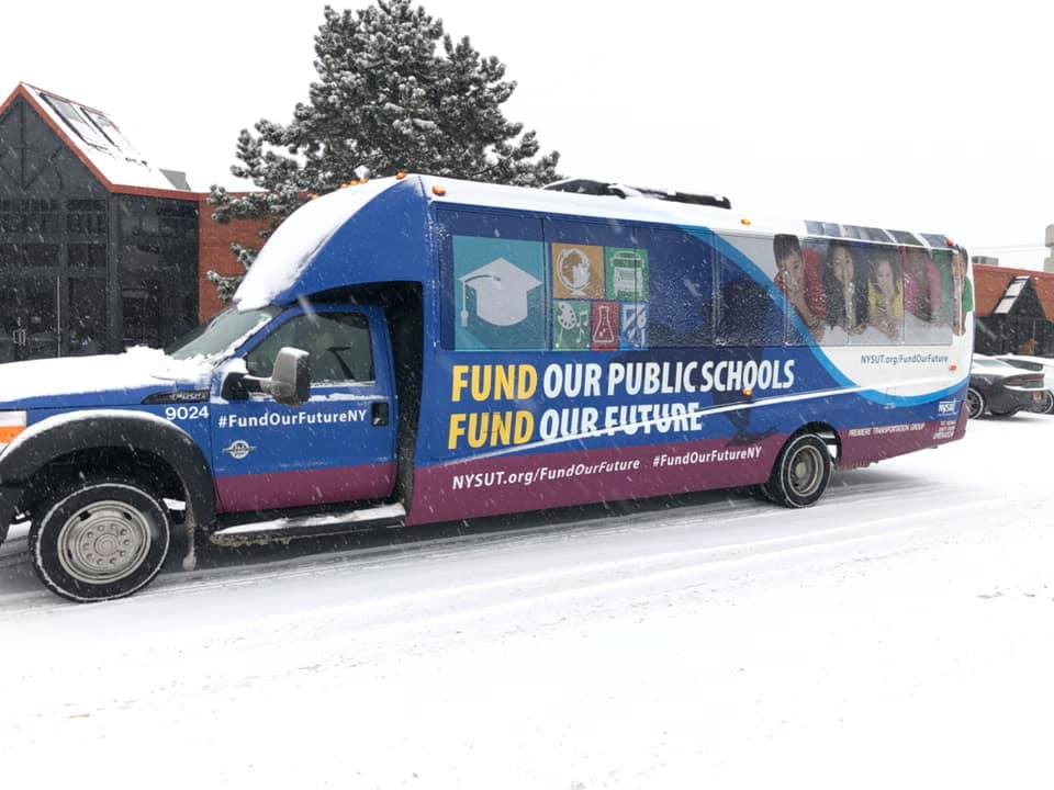 LABOR NEWS UPDATE: NYSUT ‘Fund Our Future’ Bus Tour ‘Draws Attention To The Underfunding’ Of Western New York’s Schools 
