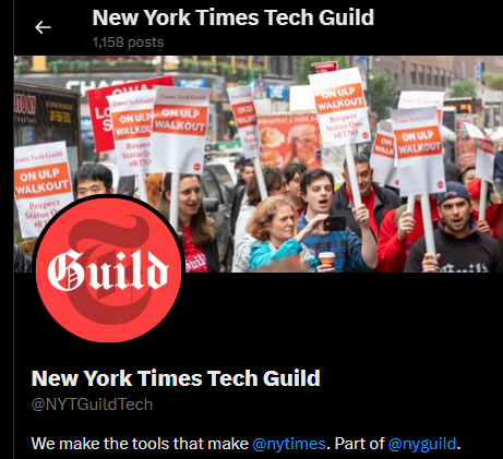 The New York Times Tech Guild ‘Rallies To Demand Fair Contract By Election Day’
