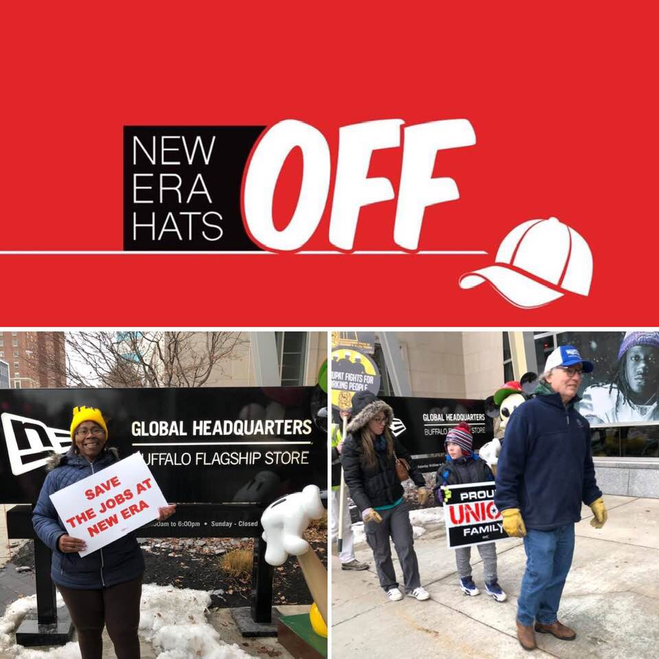 #NewEraHatsOff - ‘Turning Up The Heat:’ NYSUT ‘Leads Charge To Put Pressure’ On New Era Cap Company ‘To Reverse Its Decision To Move’ 200 Union Jobs South To A Non-Union Plant In Miami