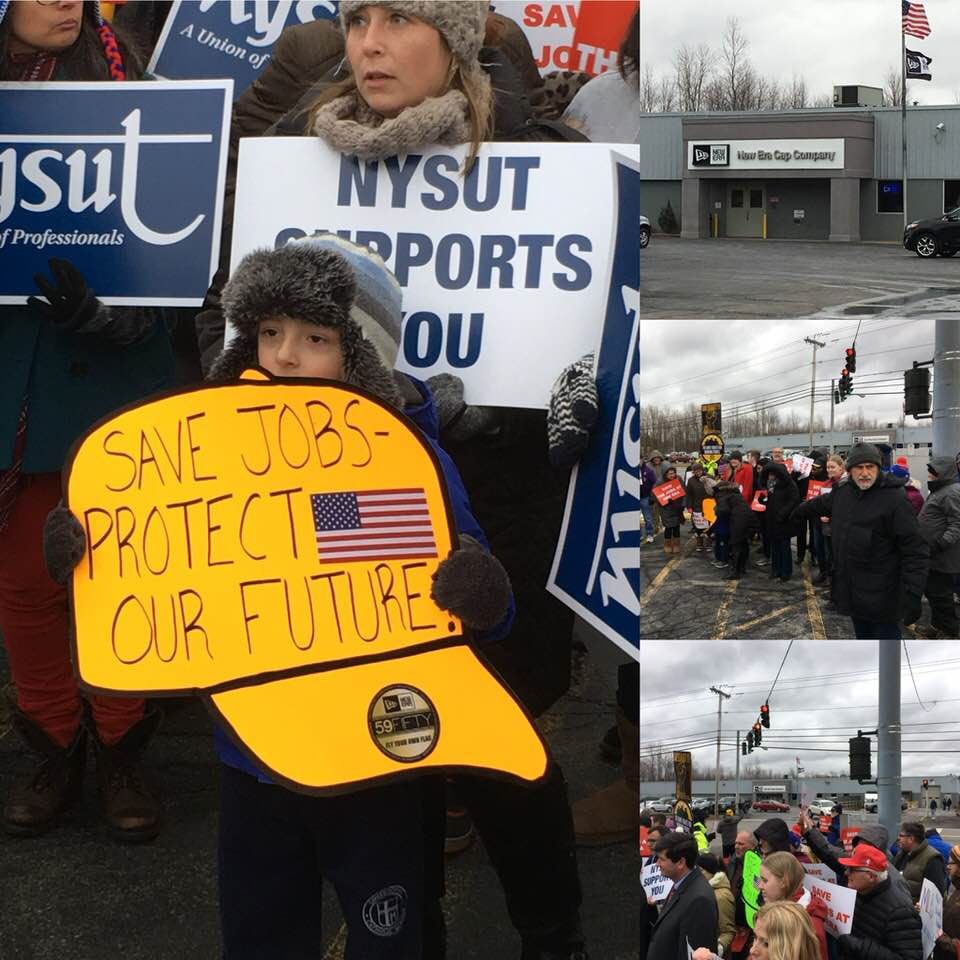 The WNYALF Recognizes Closure Of New Era Plant After Weeks-Long Fight To Keep It Open As CWA Bargains Final Worker Severance Packages, But Publicly ‘Criticizes’ Company For ‘Abandoning’ Community & ‘Busting’ Its Union