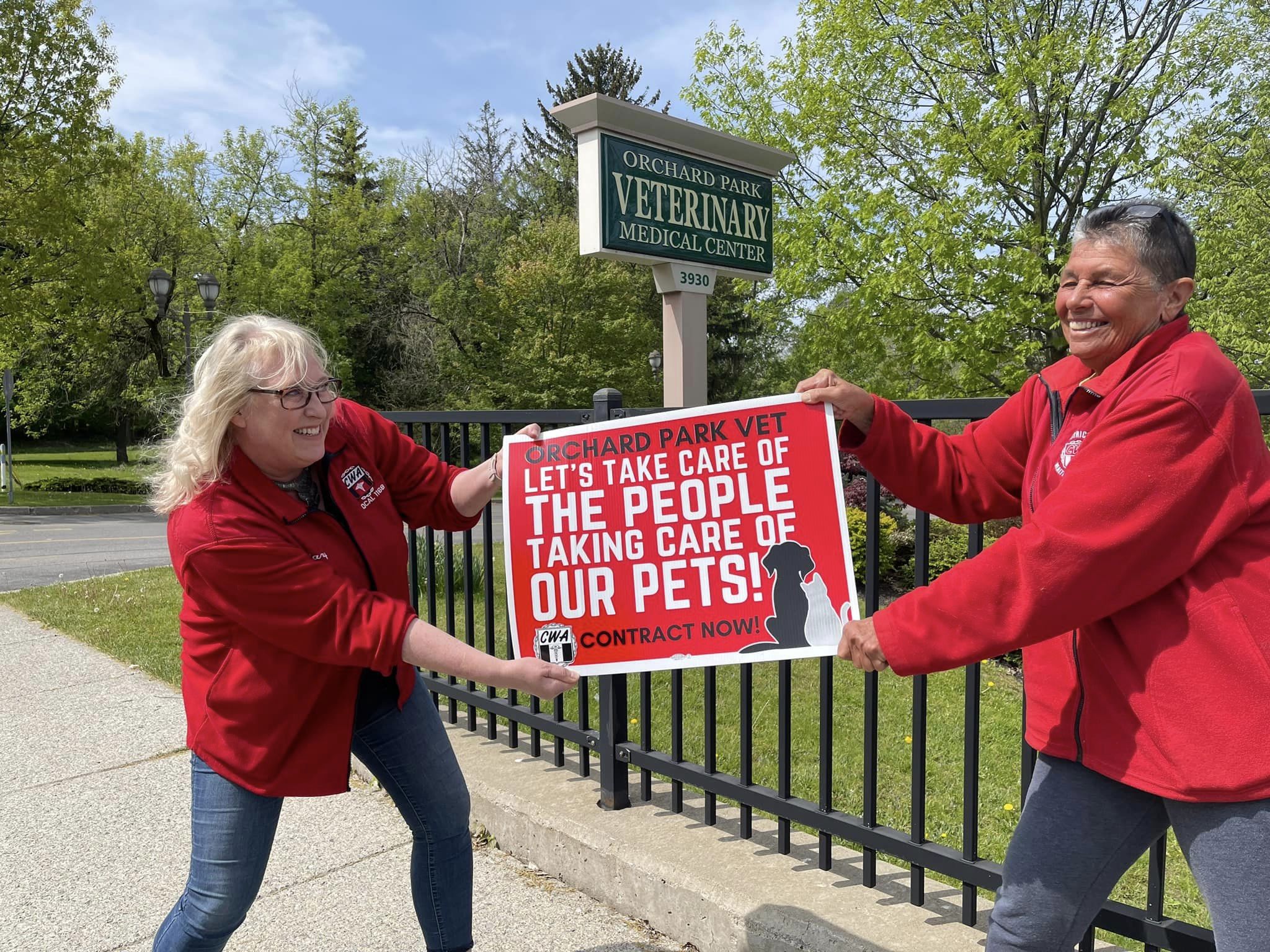 Did You Hear This One?  Management ‘Steals’ Some Union Lawn Signs & ‘Lies About It’ During A Bargaining Session, ‘But Their Lawyer Quickly Fesses Up, Admitting They Did.’  ‘It’s No Joke, But Here’s The Punchline:’ It ‘Happened To CWA Local 1168