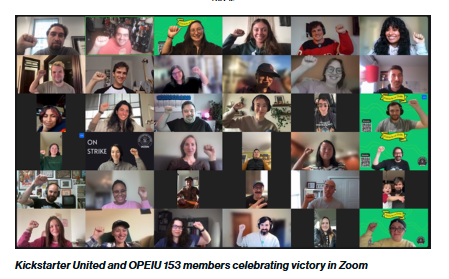 Kickstarter United NYC-OPEIU 153 ‘Declares Victory & Ends 40-Plus Day Strike’