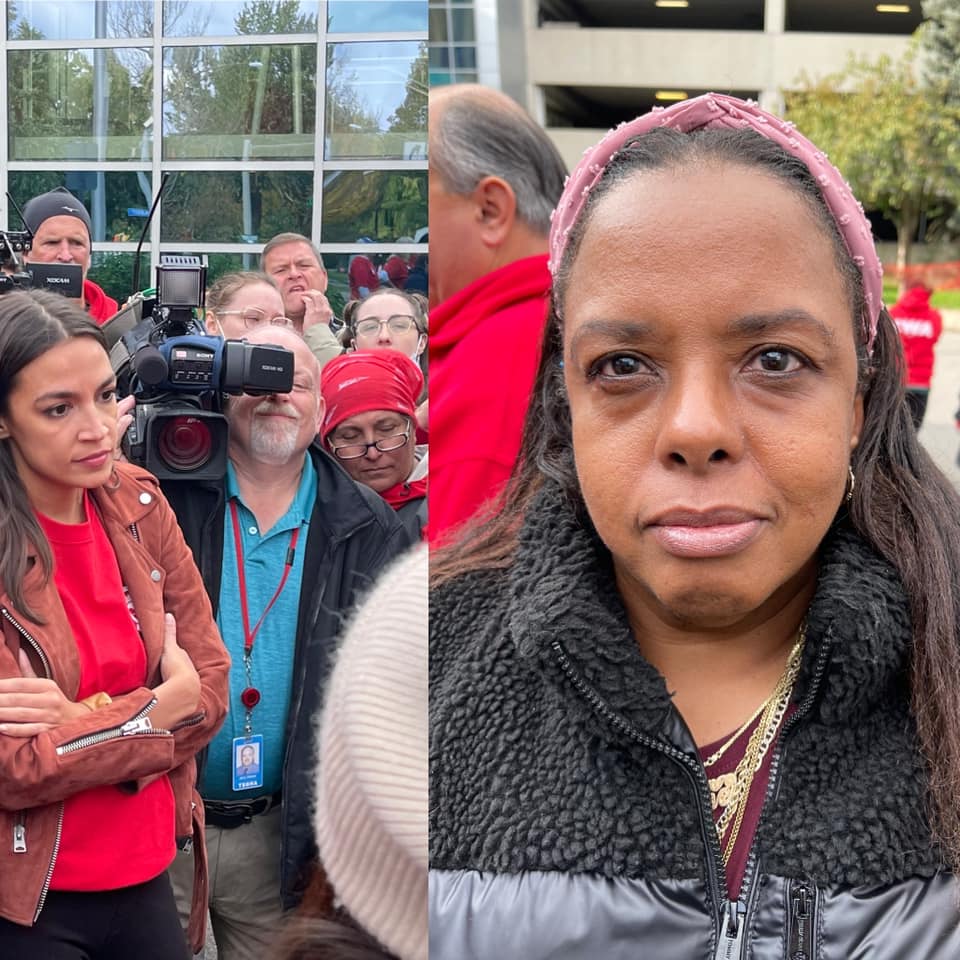“I Felt Like ‘The Lowest Of The Low.’  ‘It Was Overwhelming.’  ‘(Now) I Just (Feel) Like Somebody Sees Me.’  ‘I’m Not Invisible.’” - Striking Mercy Hospital Caregiver ‘Overwhelmed’ By Congresswoman Alexandria Ocasio-Cortez’s Public Recognition