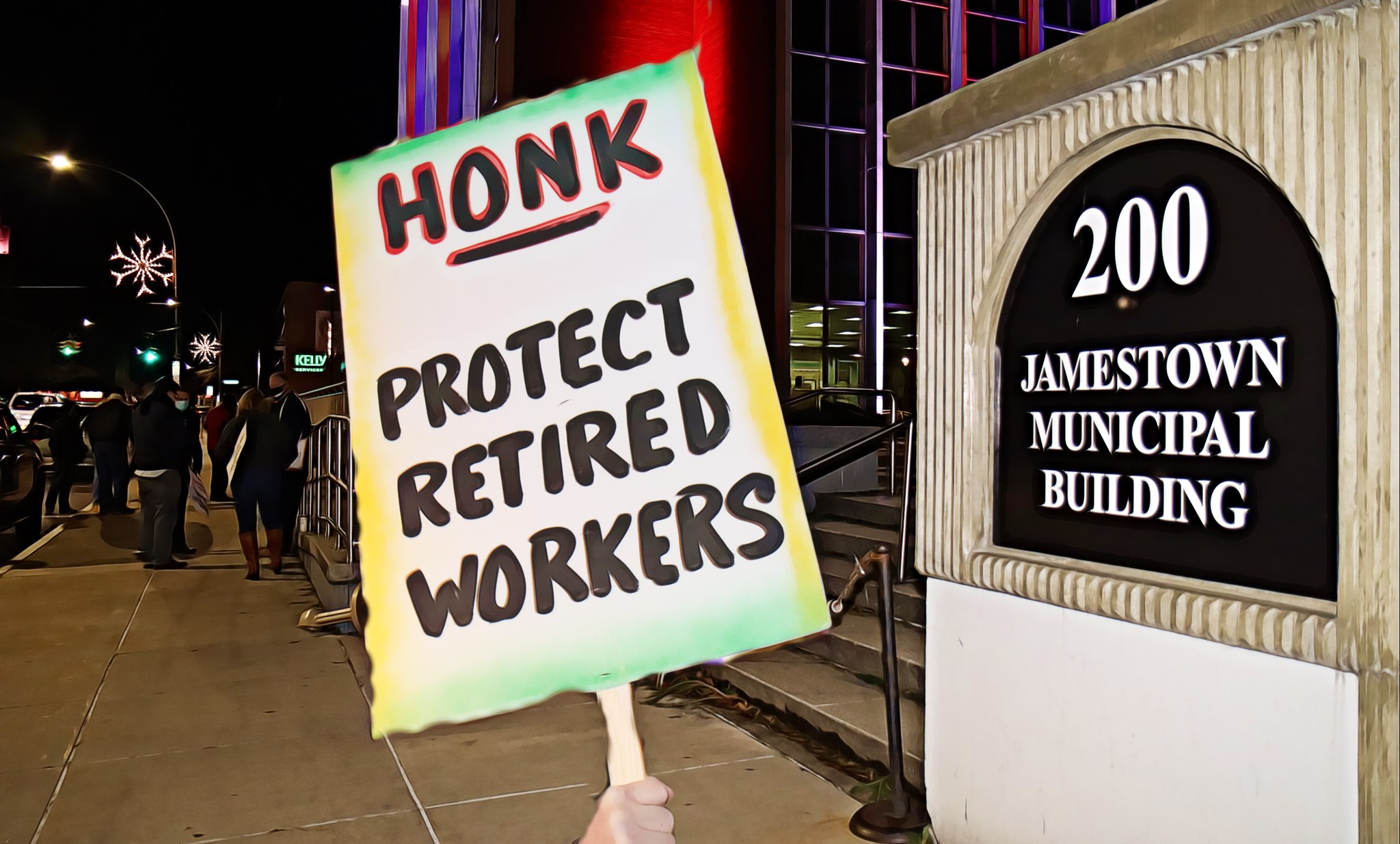 “Retirees Are ‘Not Low Hanging Fruit’” - CSEA Rallies In Jamestown To Oppose Proposed Changes To Health Care Provisions For Retired City Employees