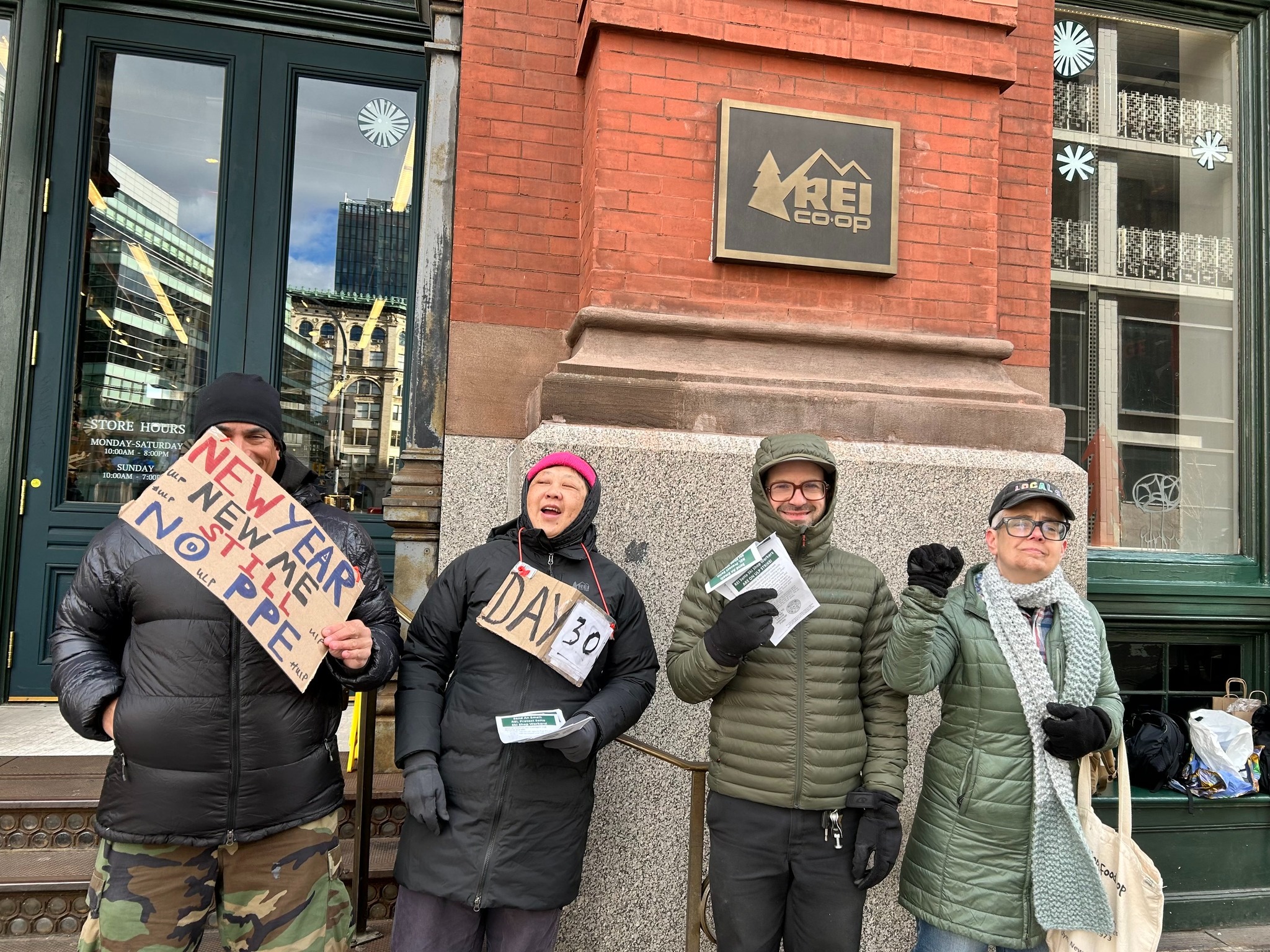 REI SoHo Ski Shop Workers in 5th Week of ULP Strike