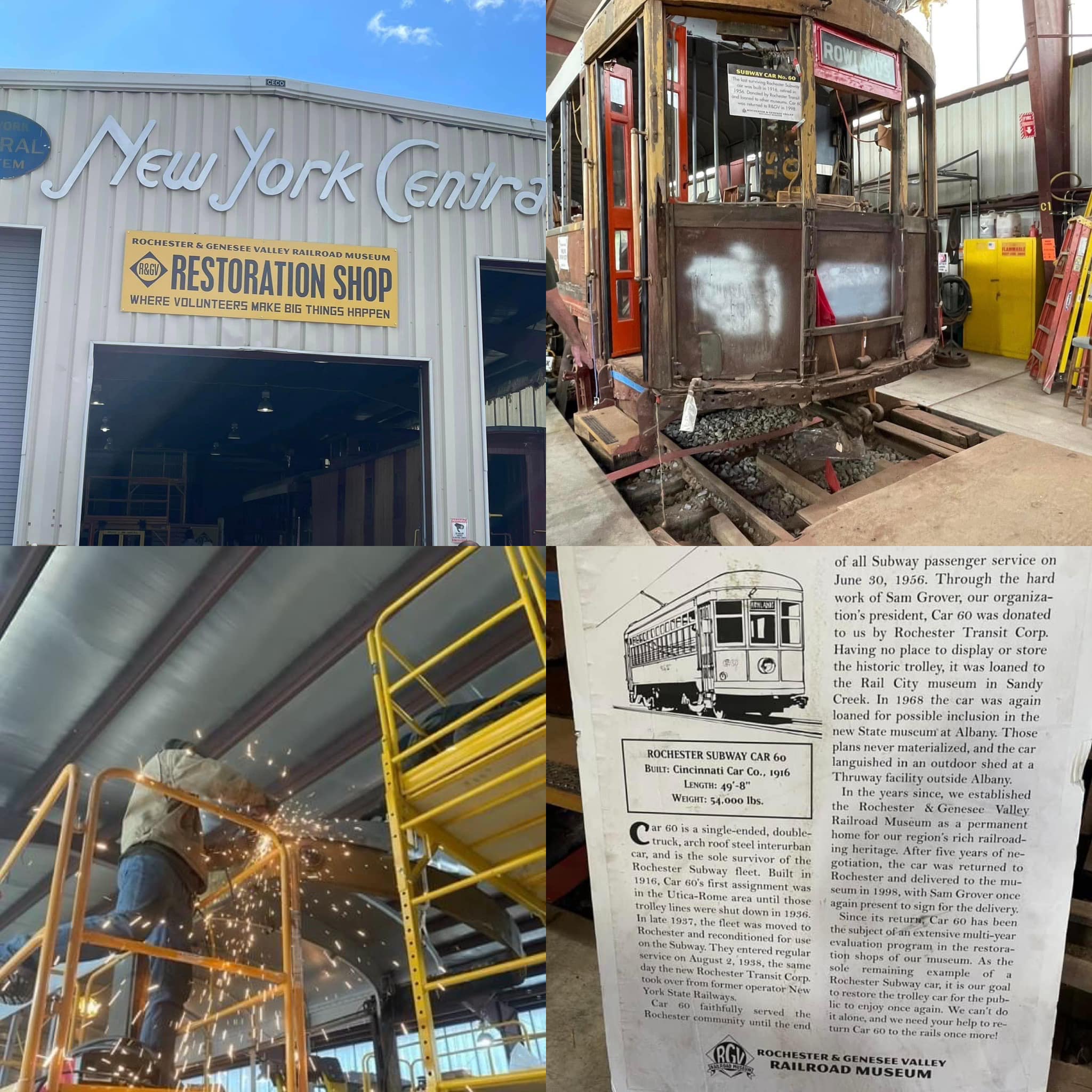 Spotlight On SMART Local 46’s Apprentices: ‘Giving Back’ To The Rochester Community ‘Continues’ With Union’s Apprentices Helping “Preserve Local History” By Restoring ‘Old-Time’ Trolley Car