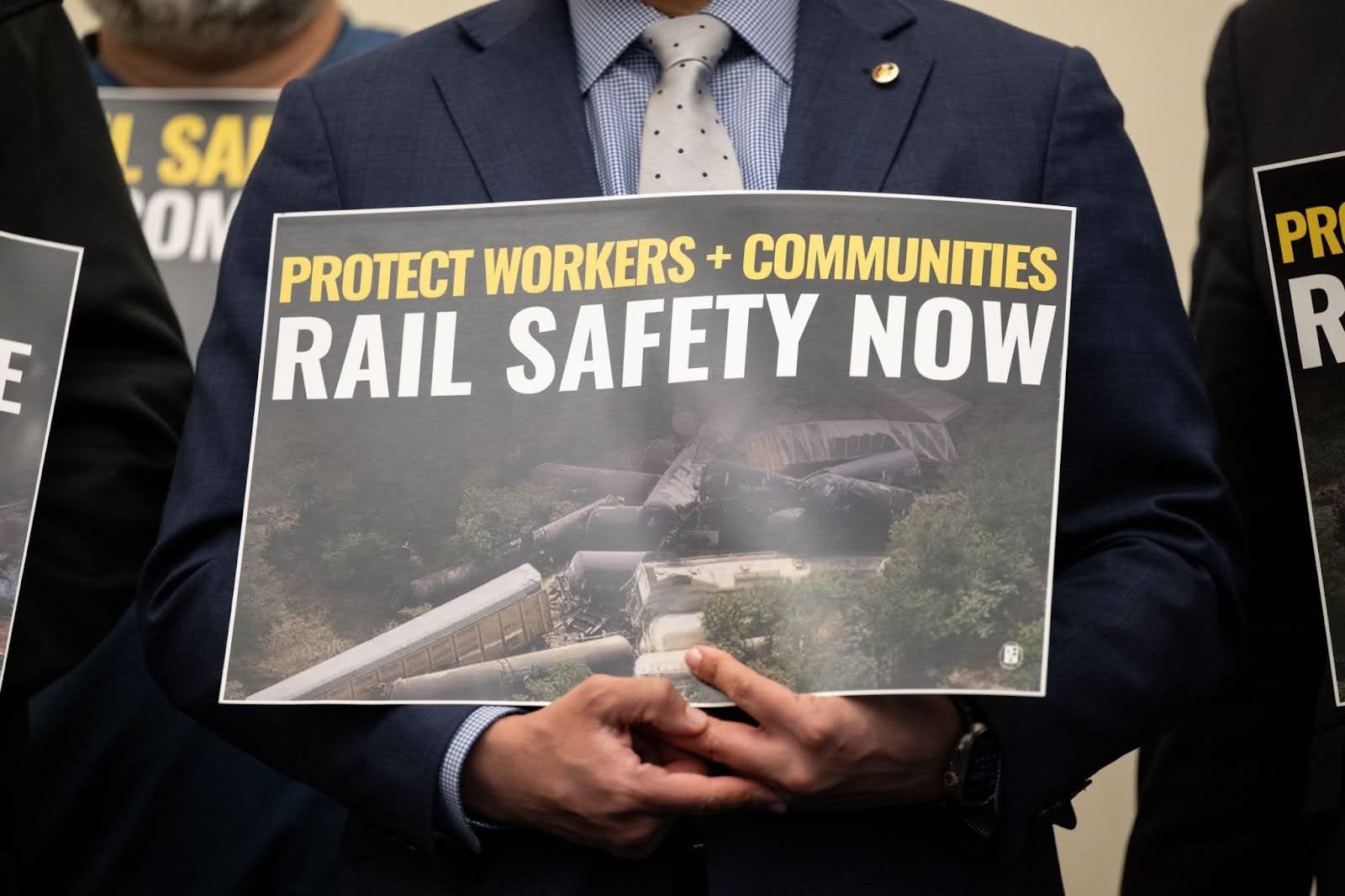 Rail Labor Leaders - Including From The National AFL-CIO’s Transportation Trades Department, Join With Members of Congress & Community Officials On The Three-Year Anniversary Of East Palestine Derailment ‘To Urge Commonsense’ Rail Safety Measures