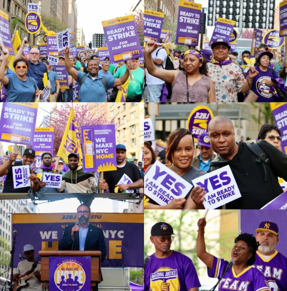32BJ SEIU Members Authorize Strike Of 34,000 New York City Residential Building Service Workers