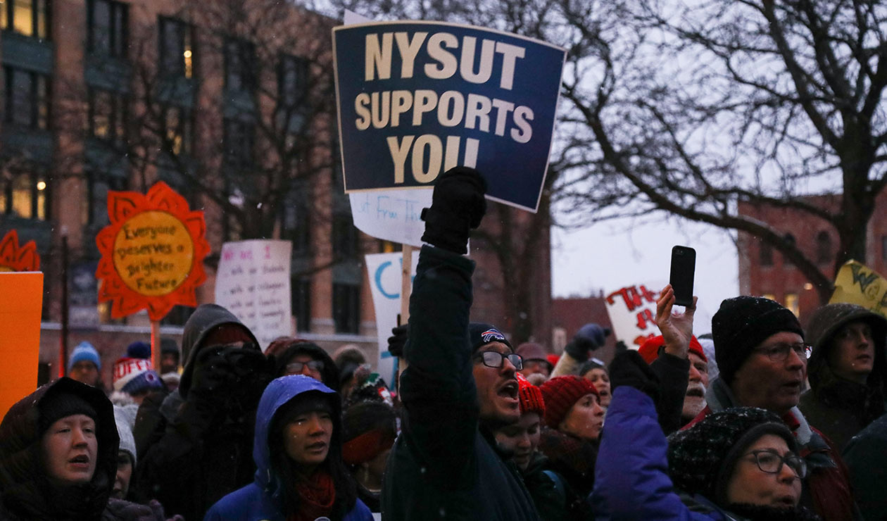 ‘Despite Protests,’ Rochester School Board Sets The Layoff Of More Than 1,000 Teachers To Take Place On January 1st