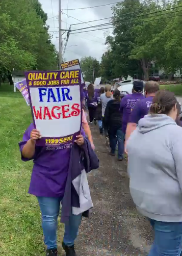 Short-Staffed Gasport Nursing Home Workers Hold Informational Picket, Demand Competitive Wages & Benefits - Niagara County Workers Leave Talks After New Owner ‘Refuses To Pay Beleaguered Caregivers An Additional 35 Cents’ An Hour