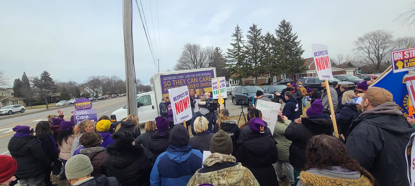 1199 SEIU-Represented Nursing Home Workers Employed At Ascension Living’s Our Lady Of Peace Nursing Home In Niagara County Conduct One-Day Strike, ‘Demand Competitive Wages & Better Staffing Levels’