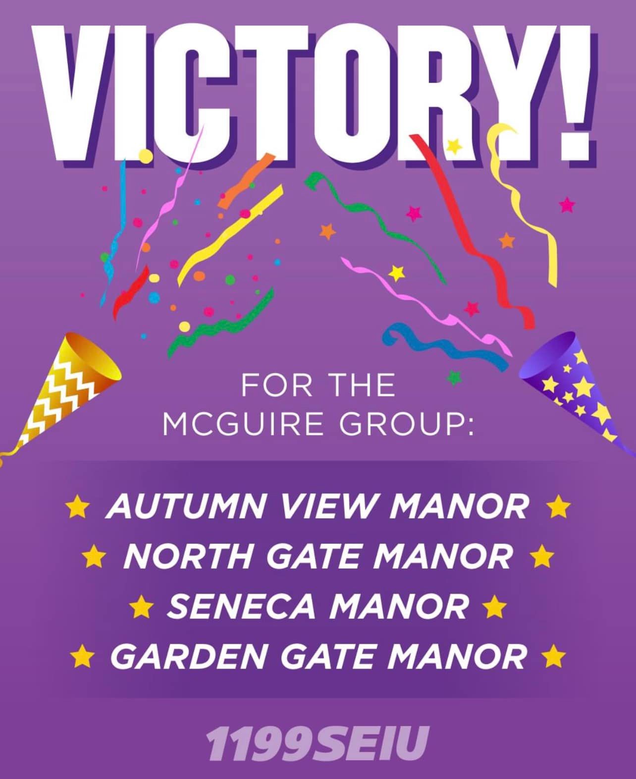 1199 SEIU-Represented Nursing Home Workers Ratify New Three-Year Agreement At Four Buffalo Area Facilities As Unionized Workers ‘At Five Other Facilities Vote To Authorize Five-Day Strikes In The Fight For A Fair’ Contract 