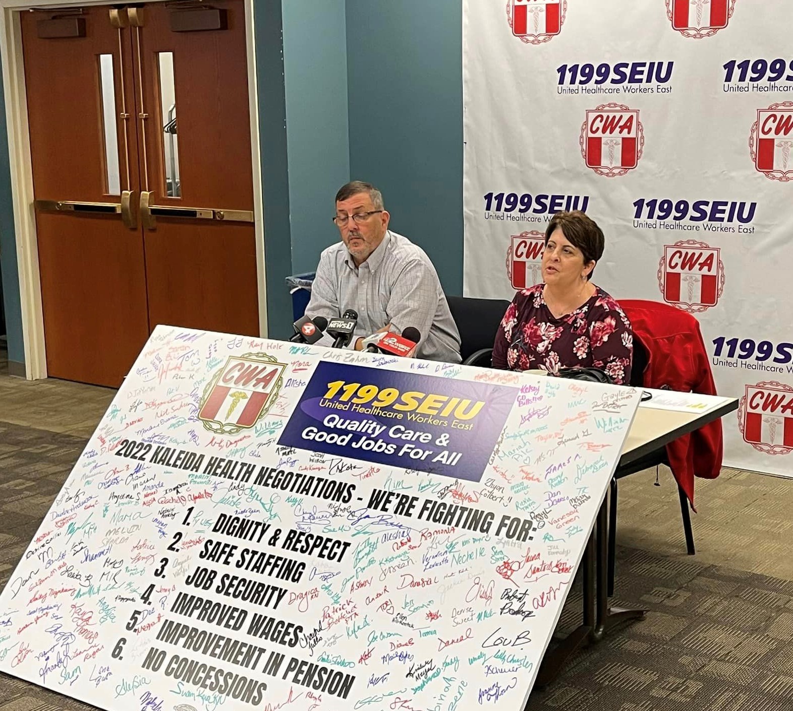 Having Negotiated “The Best Labor Contract In WNY History,” CWA & 1199 SEIU Leadership ‘Get Ready To Educate’ Their Memberships On ‘What’s In’ The Kaleida Health Agreement & ‘Work With’ Kaleida To Recruit & Retain An Array Of Workers