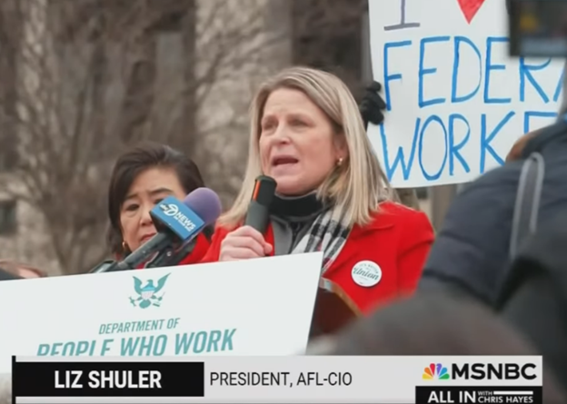 The National AFL-CIO Joins Mass Rally At The U.S. Department Of Labor ‘To Protest Musk Coup’