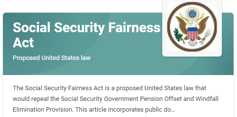 House Lawmakers ‘Plan To Force A Vote On Bill To Kill Provision That Cuts Some’ Feds’ Retirement Pay - The Social Security Fairness Act ‘Would Abolish Two Tax Provisions That Reduce’ Retirement Benefits ‘For Some’ Federal Workers