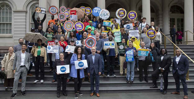 Labor Unions 'Celebrate The Passage' Of City Legislation To Install Solar Power On Public Buildings & 'Create Good Jobs'