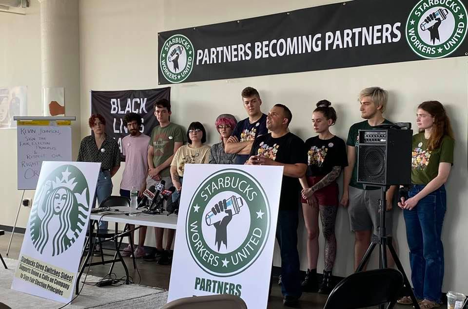 “By Forming This Union, We Are Telling Starbucks That We Want To Bring Our Own Chairs To The Table That Was Built Upon Our Backs” - Buffalo Area Starbucks Workers ‘File For Historic’ Union Recognition Vote 
