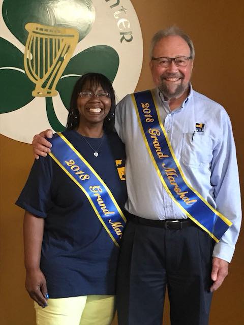 UNION STRONG!: PEF’s Dave Chudy & Stephanie McLean-Beathley Introduced As The Co-Grand Marshals Of The 2018 Buffalo Labor Day Parade