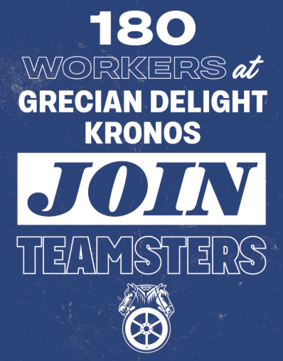 Workers At Grecian Delight Kronos In Illinois ‘Go Union,’ Join The Teamsters