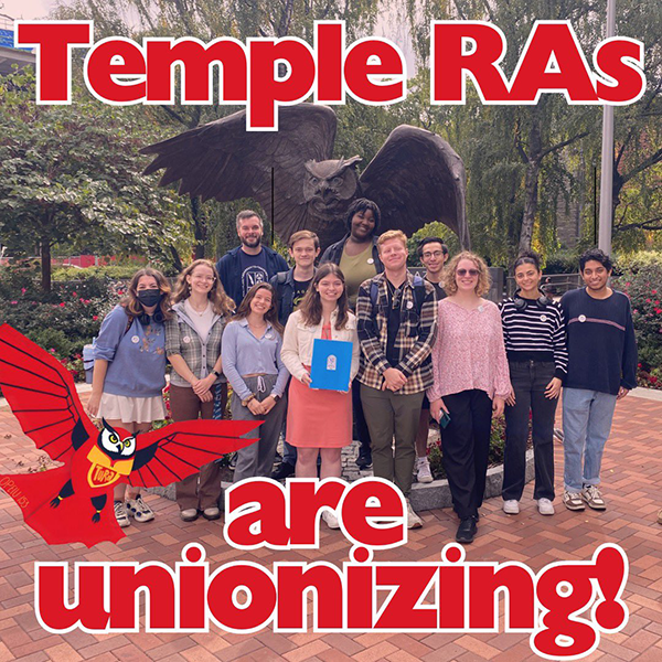 Temple University Resident Assistants ‘File For Union Recognition’