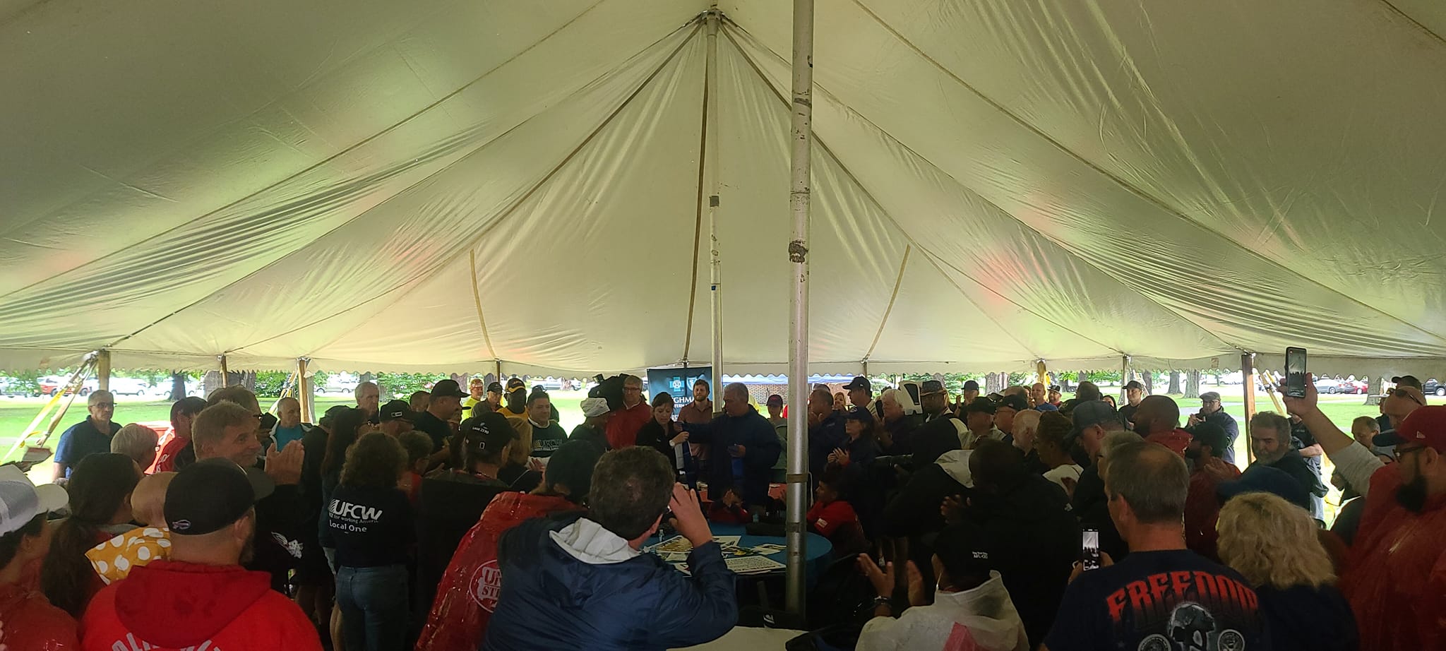 ‘Raindrops Don’t Dampen The Spirits’ Of Local Unionists, ‘Despite The Cancellation’ Of The 2022 Buffalo Labor Day Parade Due To Heavy Rain