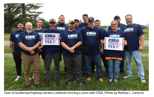 Guilderland Highway Workers ‘Go Union’ With CSEA