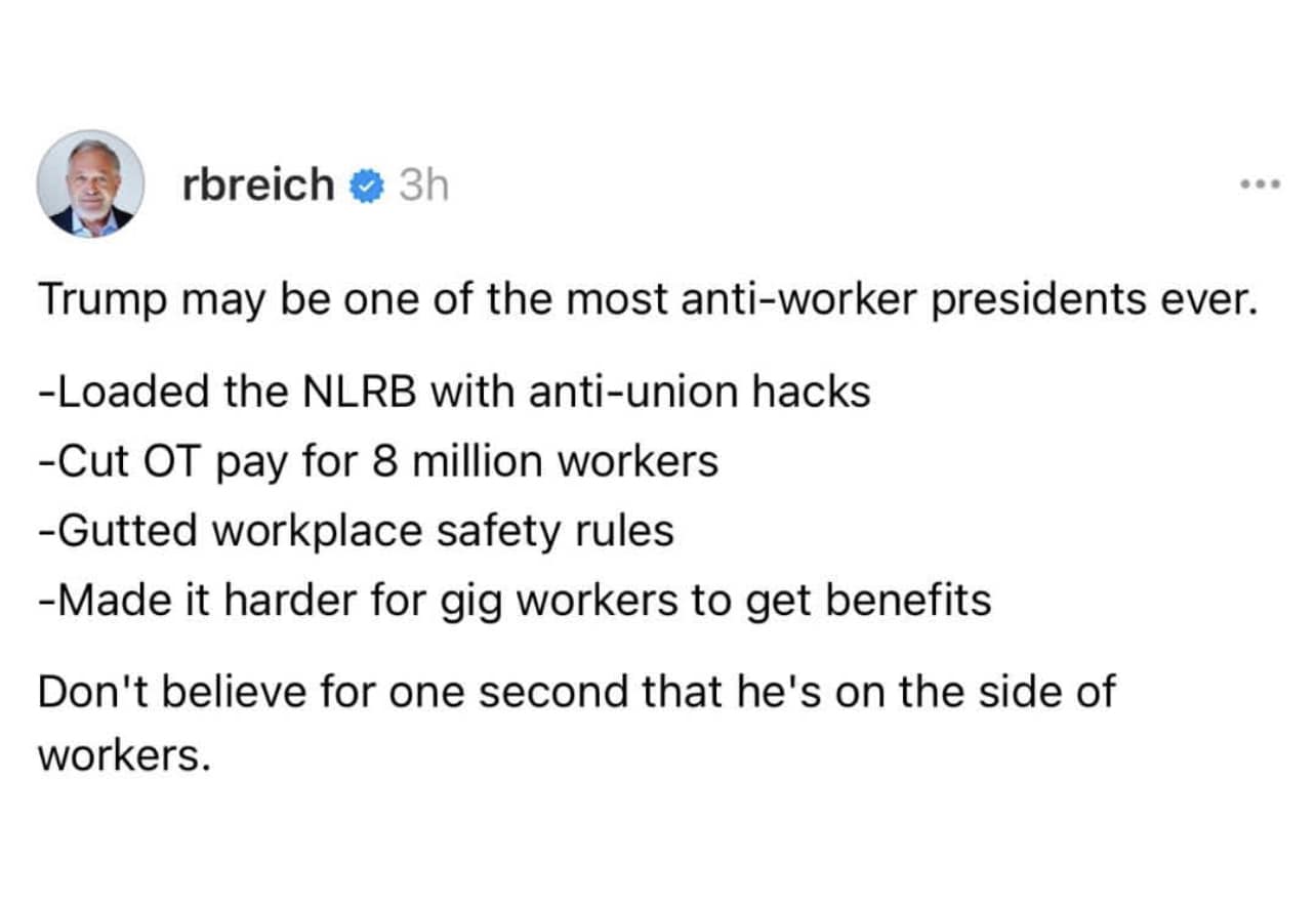 The National AFL-CIO Reports ‘Huge Groundswell, Lead For Harris Among Unionists’