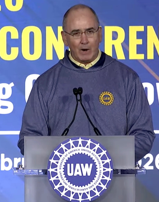 UAW’s Fain Sets Agenda For Political Activists: Campaigning For Adequate Wages; Adequate And Guaranteed Pensions And Retirement Security, Medicare For All And The Right Of Workers To “Take Time Off From The Job So They Can Have A Life”