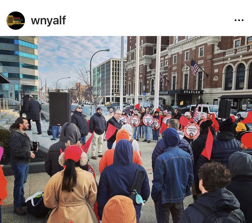 “The Court Must Dismiss This Transparent Attempt To Dismantle Established New York Labor Law And Crush Farm Workers’ Unionization Efforts” - Farm Workers & Union & Community Allies Rally Outside Buffalo Courthouse For Their Right To Organize