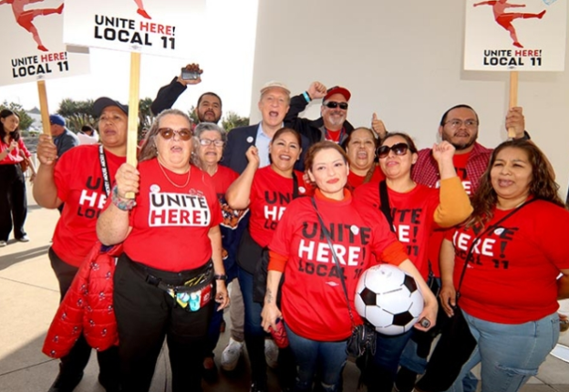 In Los Angeles, UNITE HERE Local 11-Represented SoFi Stadium Workers ‘Authorize Strike Ahead Of World Cup Opener’