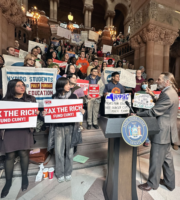 Students, Faculty & Staff Rally For ‘More Funding’ For SUNY, CUNY & Financial Aid