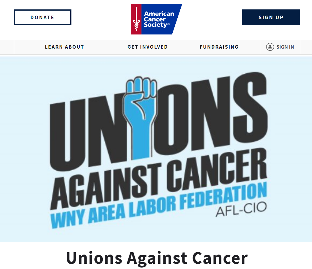 “This Is What Labor Does:” WNY AFL-CIO Area Labor Fed Puts Its ‘Stamp Of Approval’ On ‘Unions Against Cancer’ - Unique Fundraising Drive Championed By NYSUT’s Joe Cantafio Hopes To Raise Thousands Of Dollars