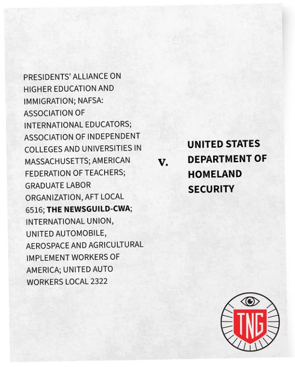Several Unions ‘Sue’ The U.S. Department Of Homeland Security, ‘Challenging The Visa Rule Affecting Foreign Journalists & Others’