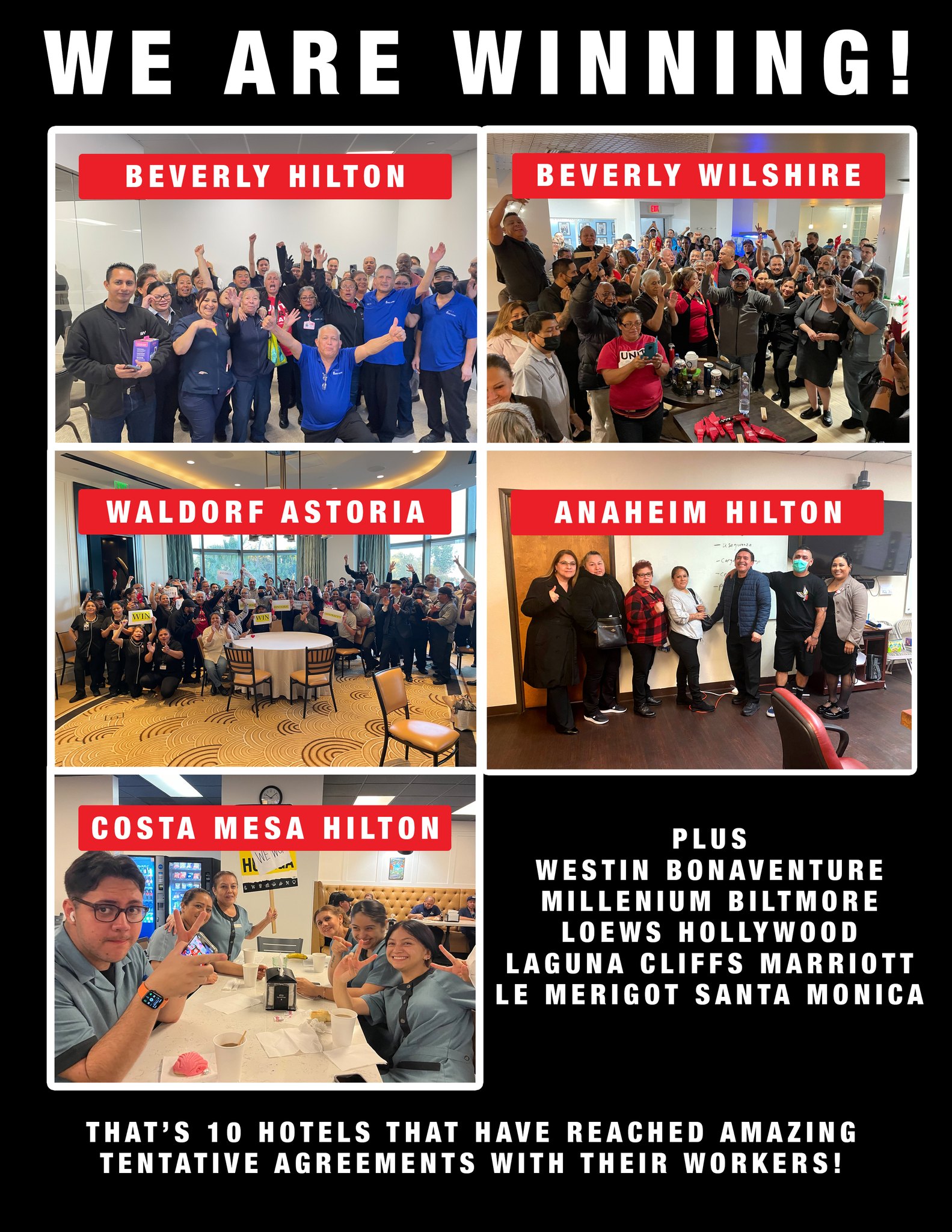 ‘Progress Builds’ Toward Los Angeles Hotel Strike Settlement As Union Reaches Deals With 10 More Hotels