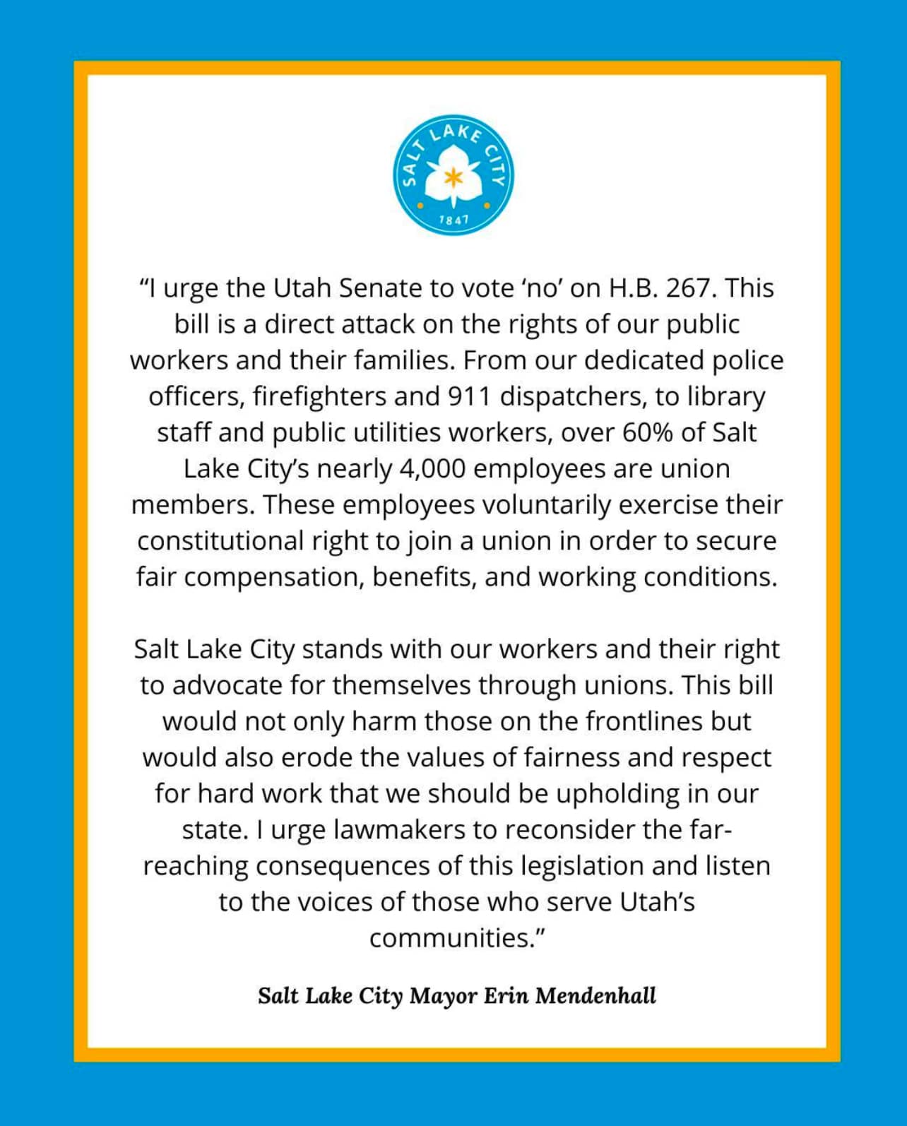 An Attack On Union Workers In Utah: Bill To ‘Limit Or Ban’ Collective Bargaining For Public Workers ‘Remains On Pause’ In The Utah Legislature