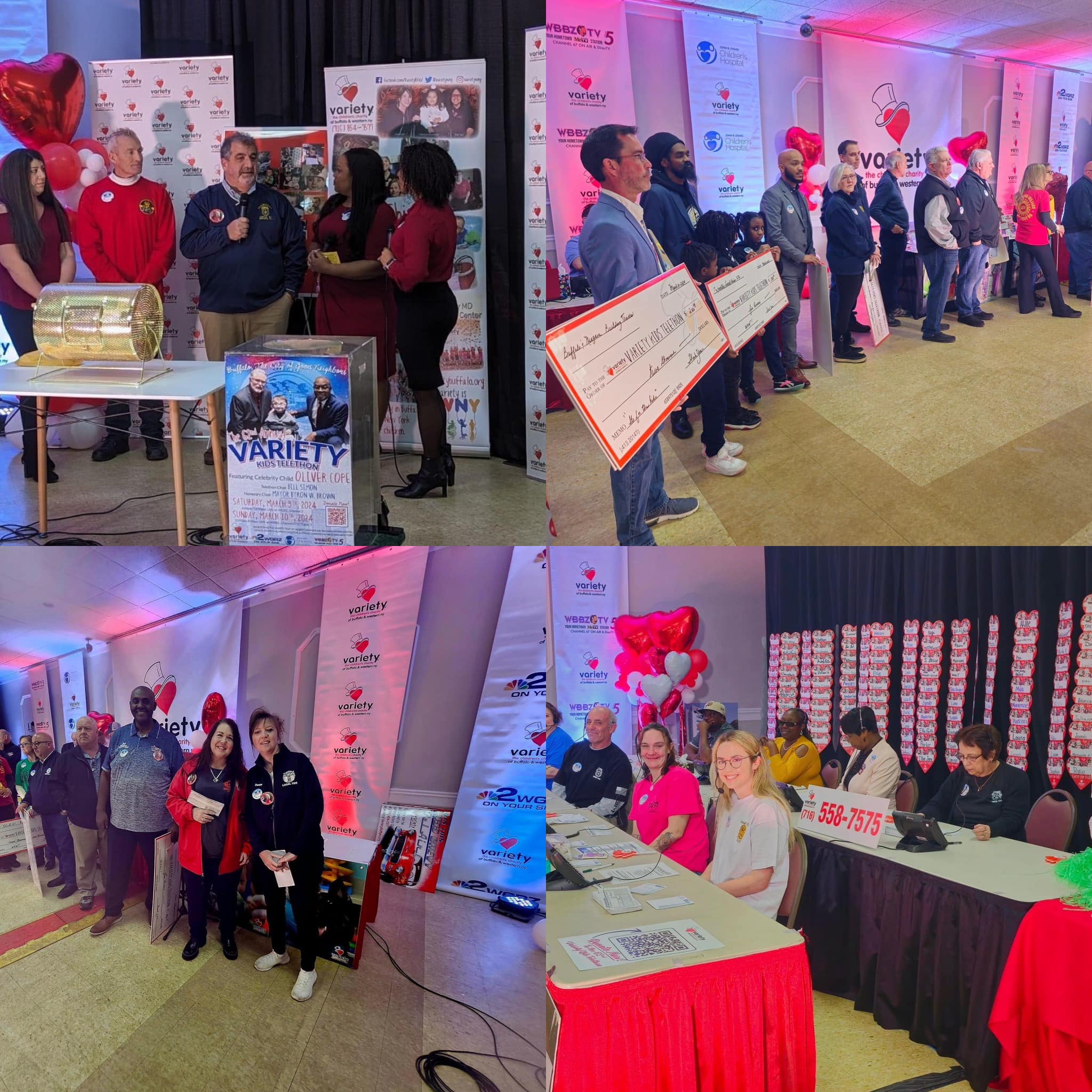 A Labor Of Love: Western New York Unions Raise Nearly $75,000 For The Annual Variety Club Telethon “To Benefit The Kids We Support”