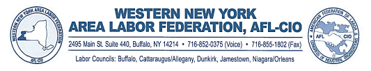 The Western New York AFL-CIO Area Labor Federation Releases Its 2021 List Of Endorsed Candidates