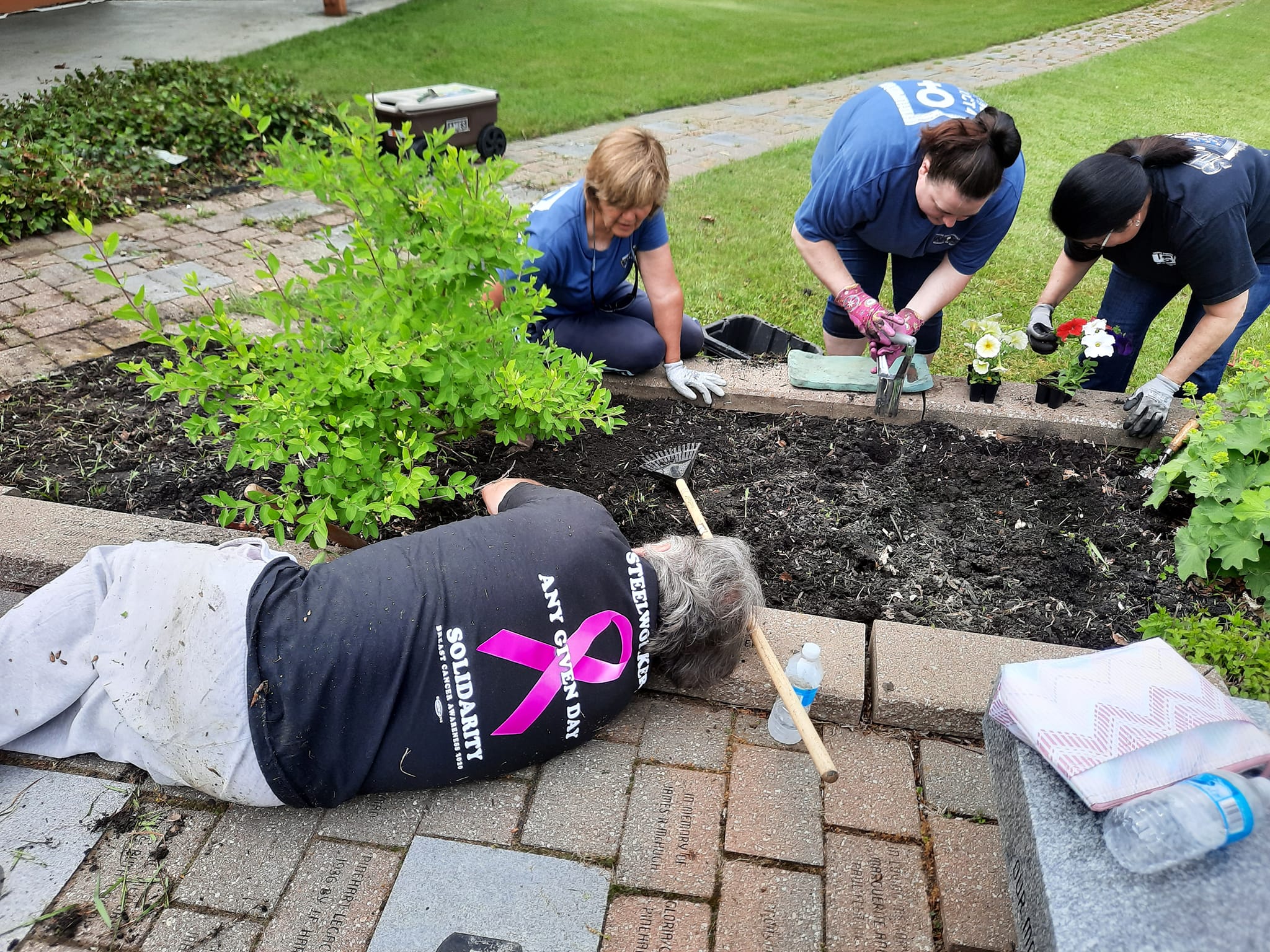 Spotlight On Union Community Action: The USW’s Women Of Steel Chapter Raises $3,000 For Cradle Beach & Gathers 40 Volunteers Who Worked Day-Long ‘Sprucing Up’ Landscaping & Flower Beds At The Special Needs Children’s Camp 