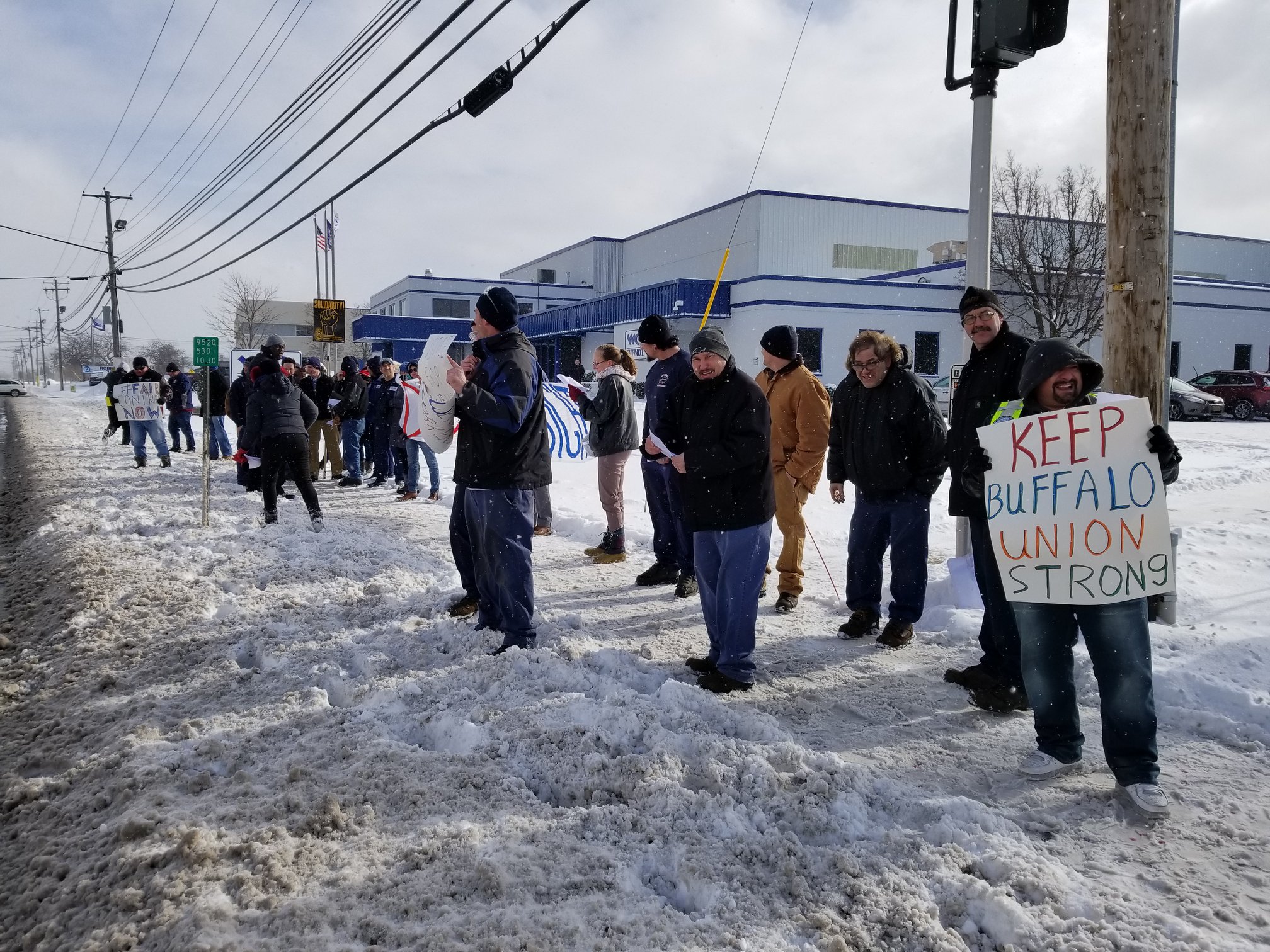 WNY Labor Rallies Around Workers Employed By The Wendt Corporation In Suburban Buffalo - Three Consecutive Days Of Lunchtime Rallies Will Focus Attention On Management’s Union-Busting Tactics