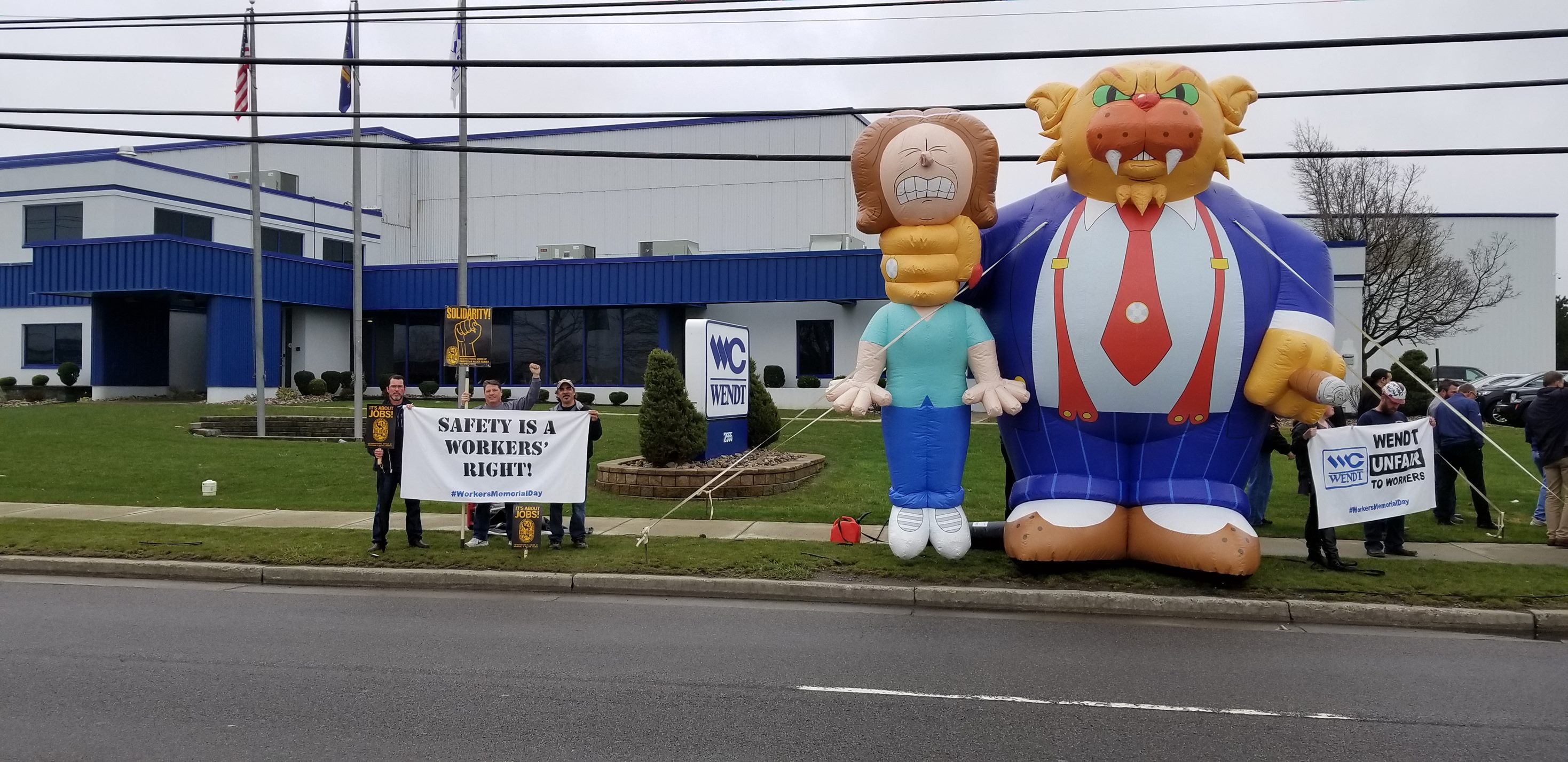 Safety & Health Negligence Highlighted At The Wendt Corporation’s Suburban Buffalo Facility On Workers’ Memorial Day