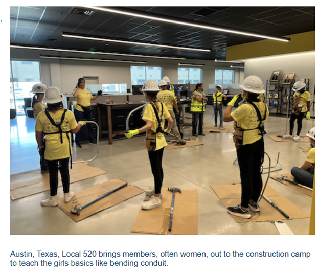 ‘Rosie’s Girls’ - IBEW Locals' Pre-Apprenticeship Program/Outreach Program In Philadelphia Provides Young Women ‘With A Glimpse’ Of The Electrical Trade - Meanwhile, In Texas, It’s A Construction Camp For Middle School Girls