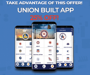 Take advantage of this offer! Union built app, 25% off. Save 25% on your custom mobile app. Manage your union with an app!