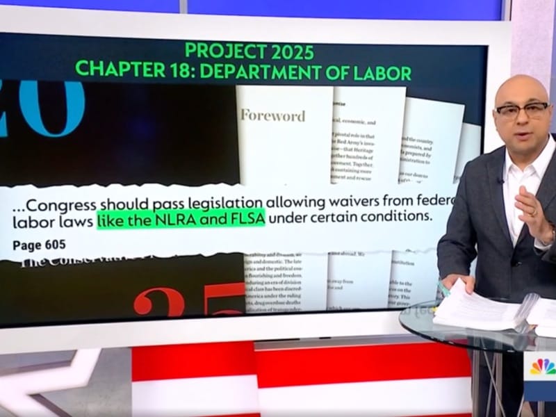 From MSNBC: Inside Project 2025's 'Plan To Weaken' Unions & 'Lower' Workers' Wages video
