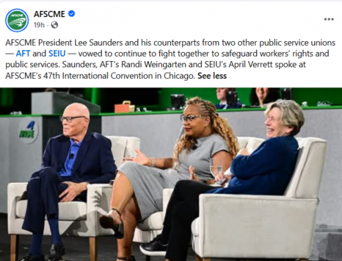 Leadership From AFSCME, The AFT & SEIU ‘Recommit To A Strong Partnership’