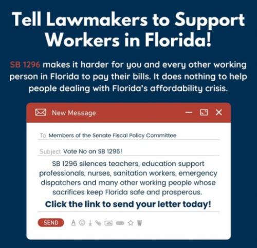 The State Of Florida Is ‘Now Close To Dealing Death Blow To Public Worker Unions’