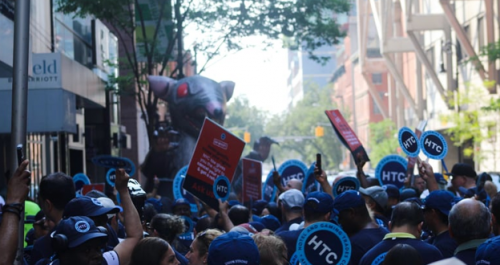 Times Square Hotel & Gaming Trades Council-Represented Workers ‘Win Contract After 47 Days On The Picket Line’ - ‘Will Get Immediate Wage Increases Of $10 To $15 Per Hour, Free Family Health Care & More Than $50,000 In Back Pay Each’