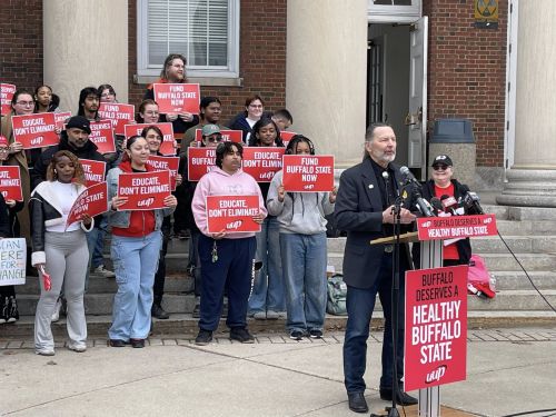 “$16 Million ‘Is A Pittance For The Next Generation’” - UUP Rallies With Buffalo State Students, Labor Leaders & Community Representatives To Call On NYS To Provide The ‘Cash-Strapped Campus With Aid To Clear Its Deficit & Save 160 Jobs In The Proces